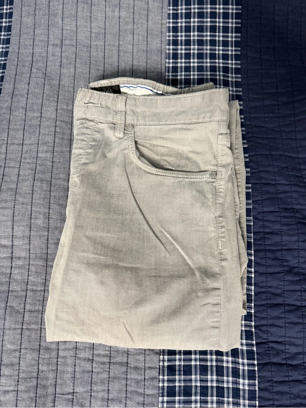Boss Men's Straight Jeans in Light Gray